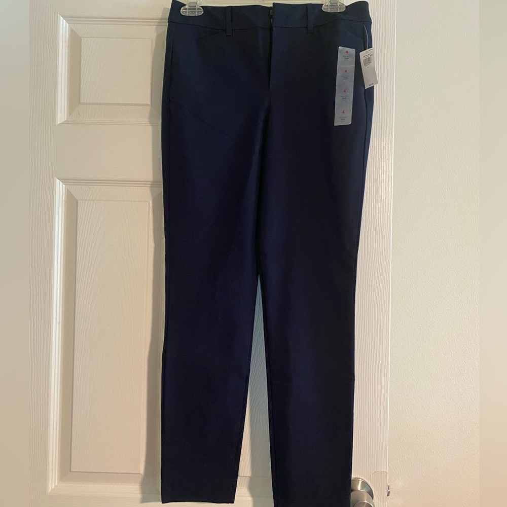 Old Navy Women's Navy High-Rise Pixie Ankle Pants